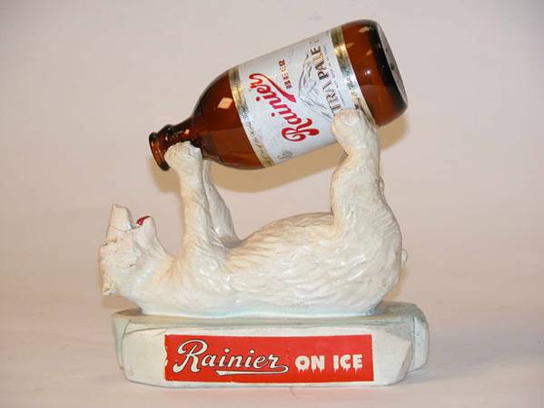 Rainier Beer 9x8.25x4.25