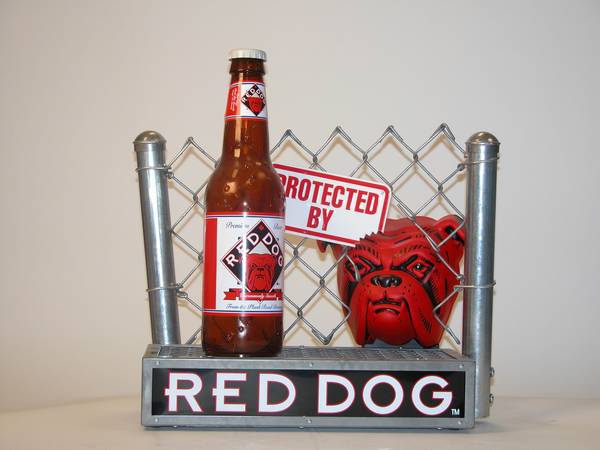 Red Dog Beer 20.5x20x9.5