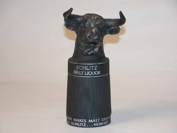 Schlitz Bull Bank 9x4.5x4.5