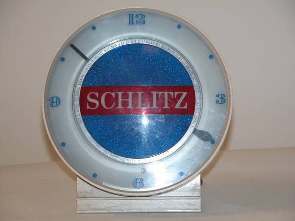 Schlitz Beer Clock 10x9x5.5