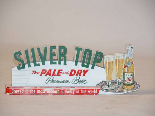 Silver Top Beer 3.75x10.25x1.25