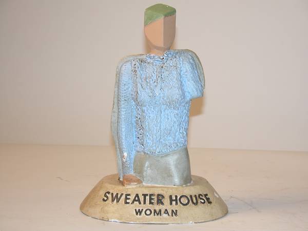 Sweater House Woman 12x9x6.75