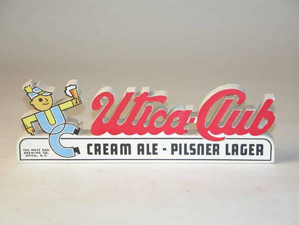 Utica Club-Pilsner Lager 3.5x11x.75