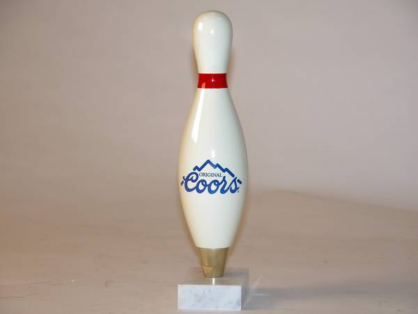 Coors Beer Bowling Pin