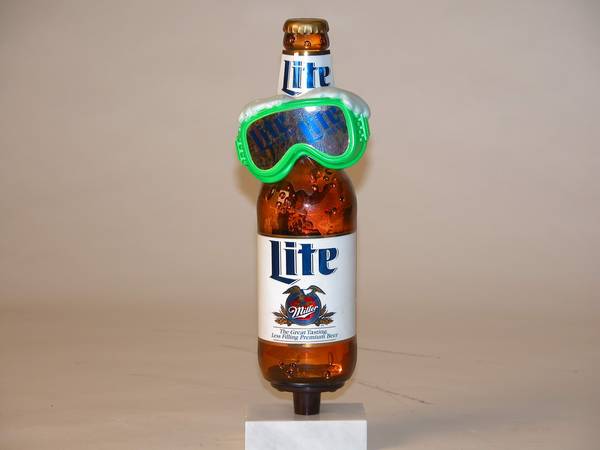 Miller Lite Beer Swim Goggles