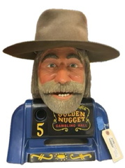 Frank Polk Golden Nugget .05 cent 1970  (head only)
