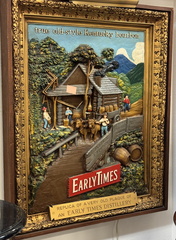 Early Times Wall Sculpture 47 x 37 x 5
