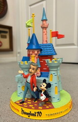 Disney 70th Anniversary Castle 2025 9.5 x 6.25 x 6.25