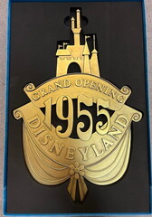 Disney 70th Anniversary Plaque 2025 15.75 x 10.4